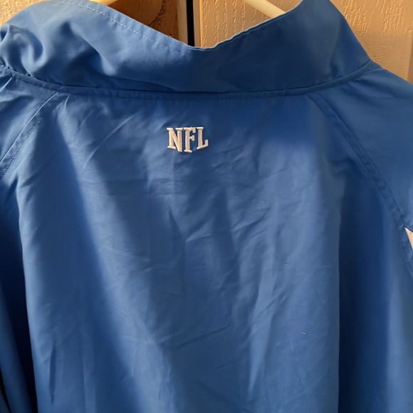 NFL team apparel size 6X light blue and white light jacket - Picture 5 of 5